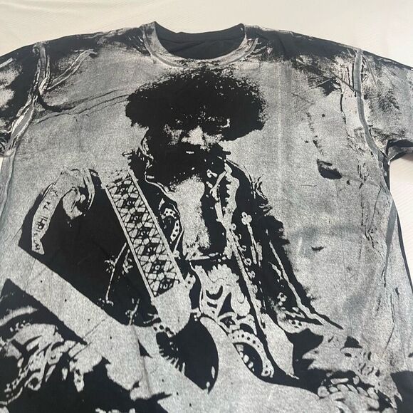 Jimmy Hendrix VTG T-Shirt AOP Size Medium Large See Measurements - Picture 2 of 5